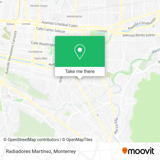 Radiadores Martínez map