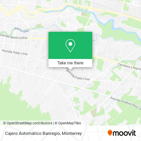 Cajero Automático Banregio map