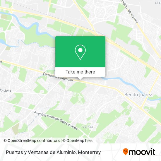Mapa de Puertas y Ventanas de Aluminio