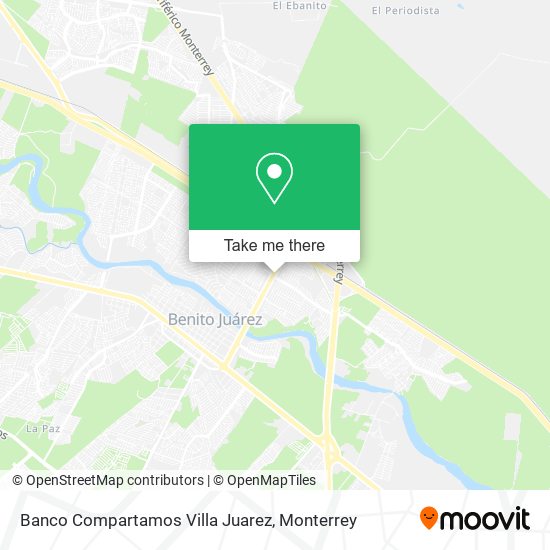 Banco Compartamos Villa Juarez map