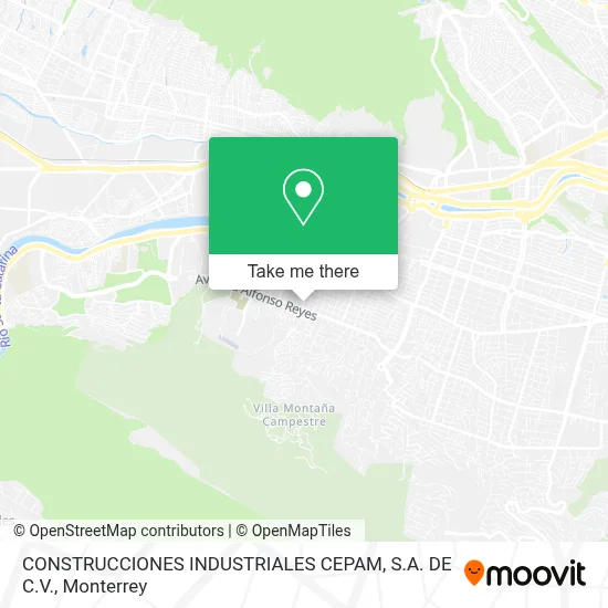 CONSTRUCCIONES INDUSTRIALES CEPAM, S.A. DE C.V. map