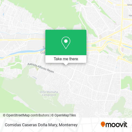 Comidas Caseras Doña Mary map