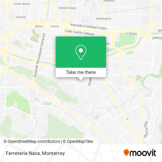 Mapa de Ferreteria Nava