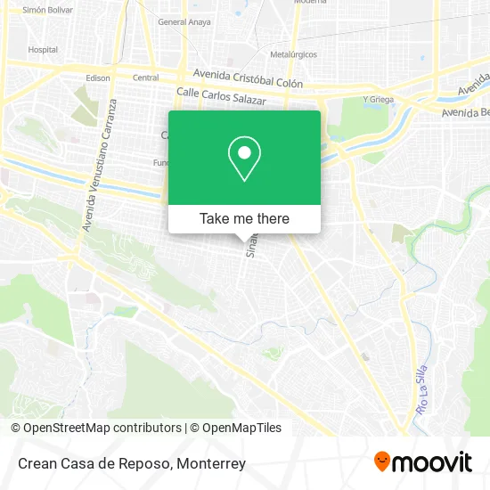 Crean Casa de Reposo map