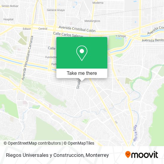 Mapa de Riegos Universales y Construccion