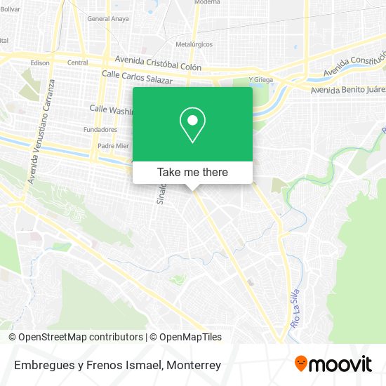 Mapa de Embregues y Frenos Ismael