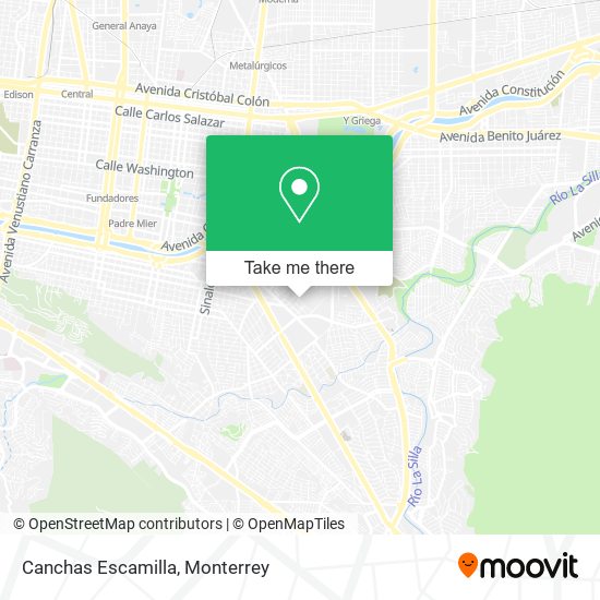 Canchas Escamilla map