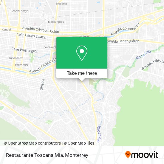 Restaurante Toscana Mia map