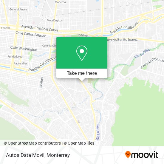 Mapa de Autos Data Movil