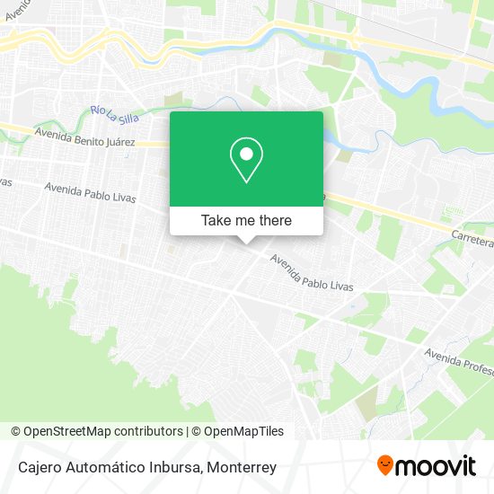Cajero Automático Inbursa map
