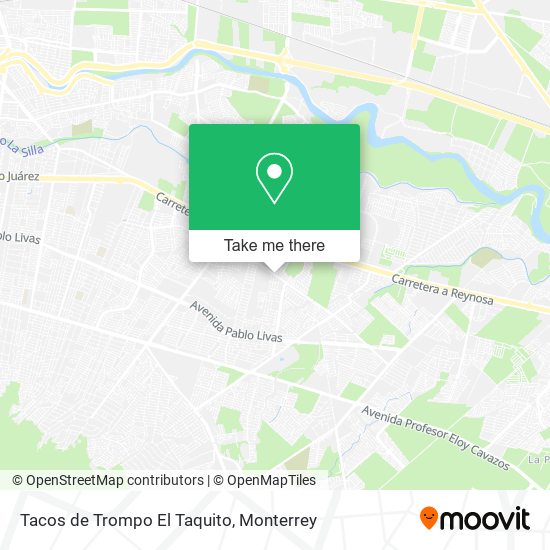 Mapa de Tacos de Trompo El Taquito