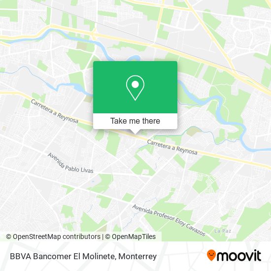 BBVA Bancomer El Molinete map