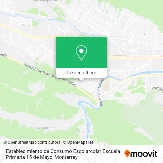 Establecimiento de Consumo Escolarcolar Escuela Primaria 15 de Mayo map