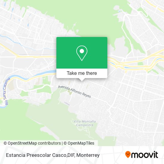Mapa de Estancia Preescolar Casco,DIF
