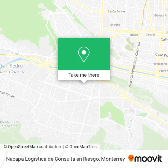 Mapa de Nacapa Logistica de Consulta en Riesgo