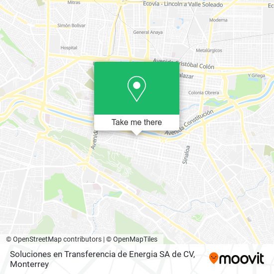 Soluciones en Transferencia de Energia SA de CV map