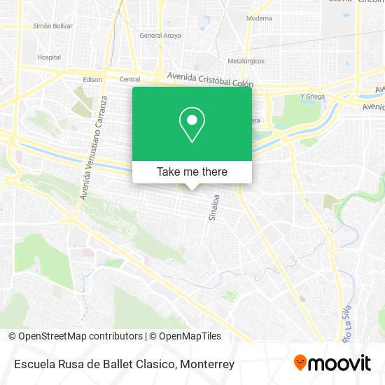 Escuela Rusa de Ballet Clasico map