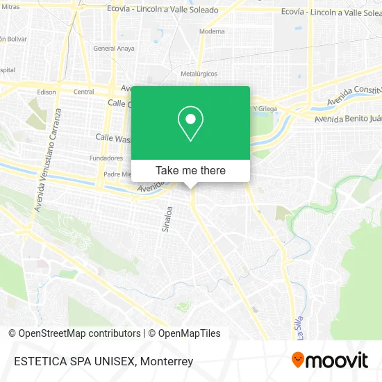 ESTETICA SPA UNISEX map