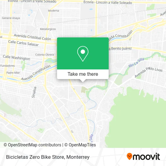 Bicicletas Zero Bike Store map