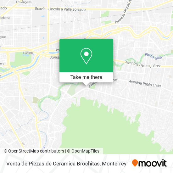 Venta de Piezas de Ceramica Brochitas map