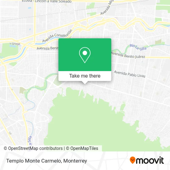 Templo Monte Carmelo map