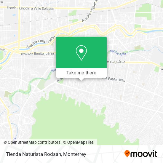 Tienda Naturista Rodsan map