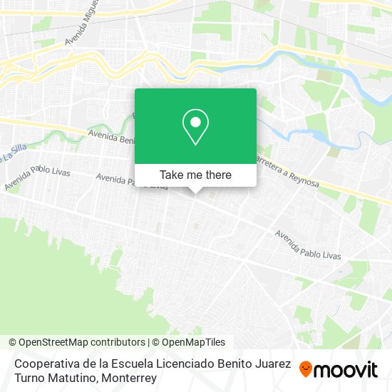 Cooperativa de la Escuela Licenciado Benito Juarez Turno Matutino map