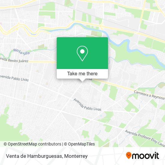 Venta de Hamburguesas map