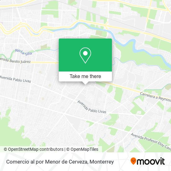 Comercio al por Menor de Cerveza map