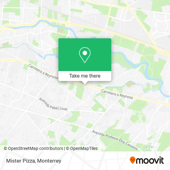 Mister Pizza map