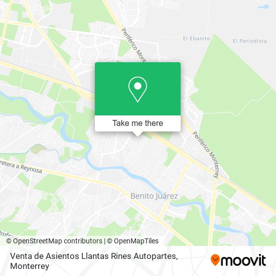 Venta de Asientos Llantas Rines Autopartes map