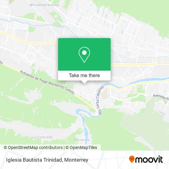 Mapa de Iglesia Bautista Trinidad