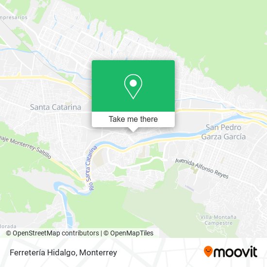 Ferretería Hidalgo map