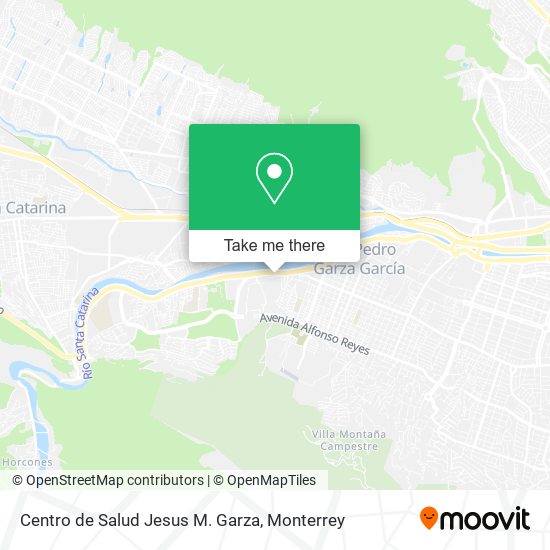 Centro de Salud Jesus M. Garza map