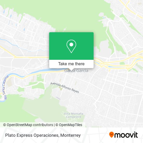 Plato Express Operaciones map