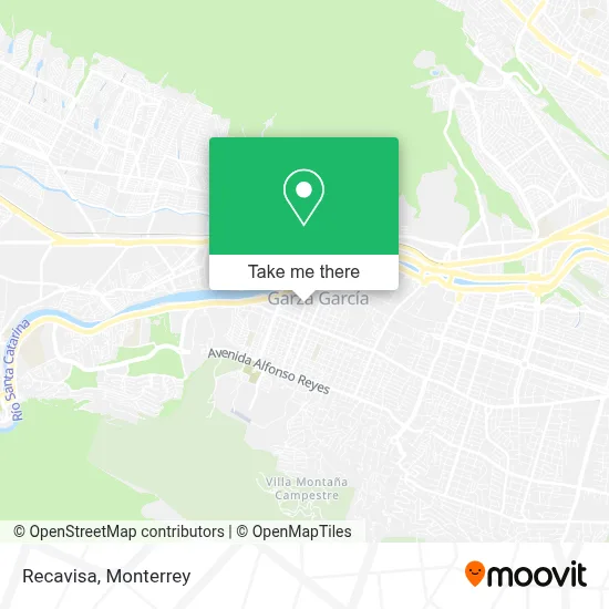 Recavisa map