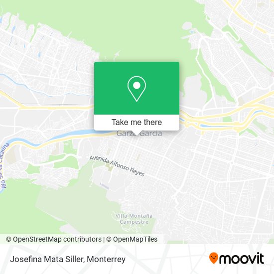 Josefina Mata Siller map