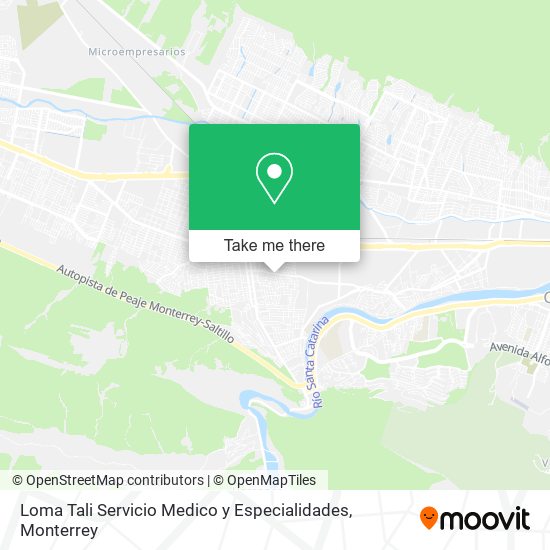 Loma Tali Servicio Medico y Especialidades map