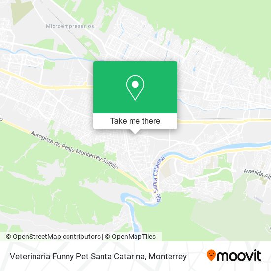 Veterinaria Funny Pet Santa Catarina map