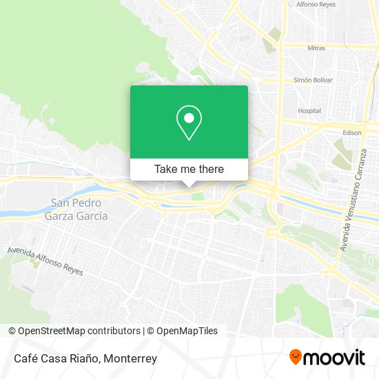 Mapa de Café Casa Riaño