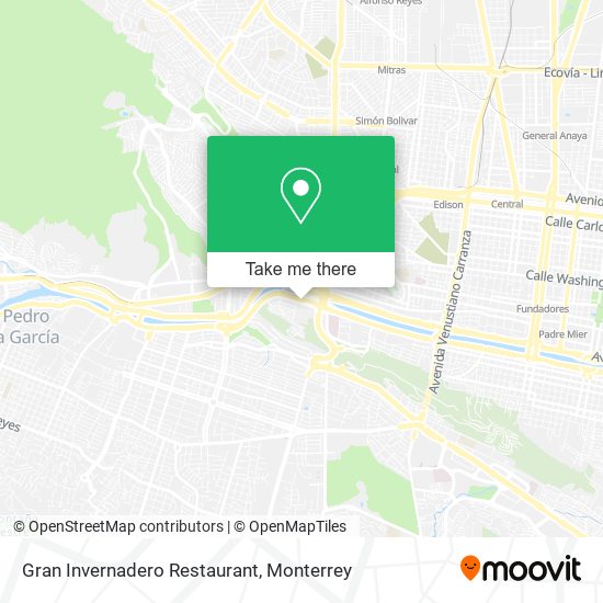 Gran Invernadero Restaurant map