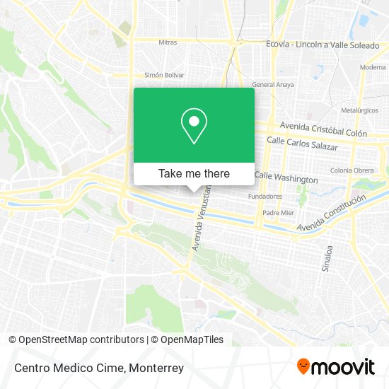 Centro Medico Cime map