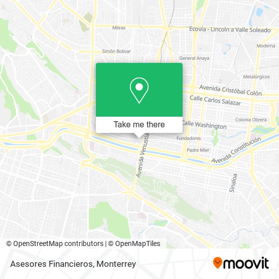 Mapa de Asesores Financieros