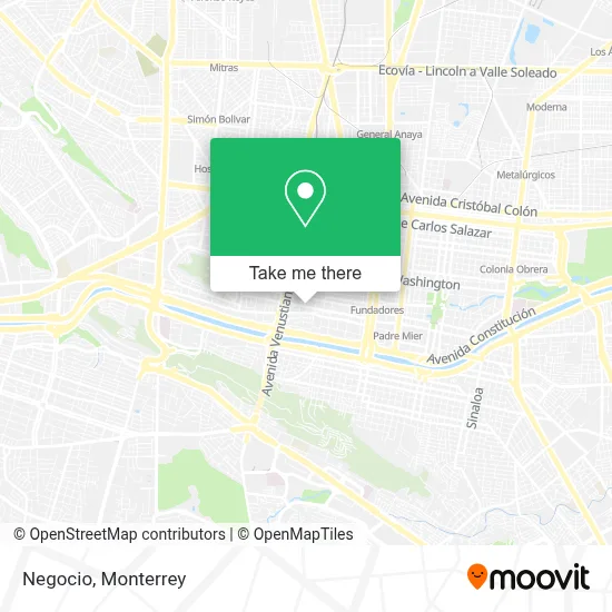 Negocio map