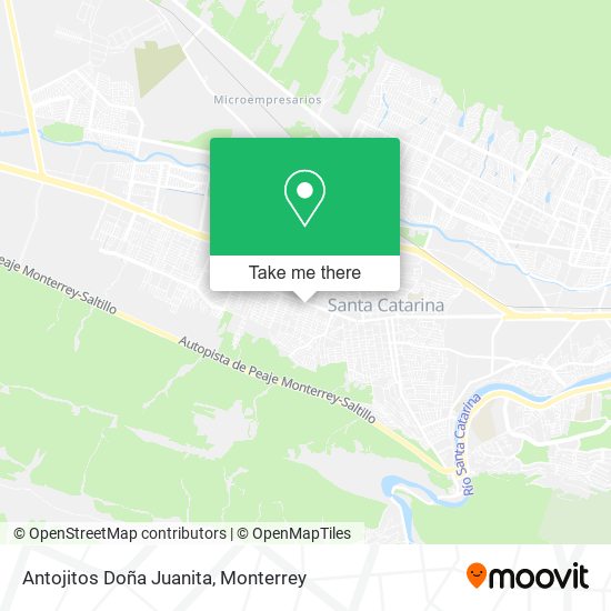 Antojitos Doña Juanita map
