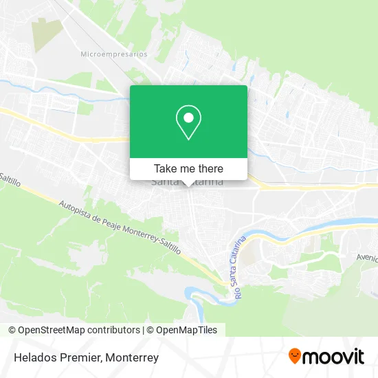 Helados Premier map