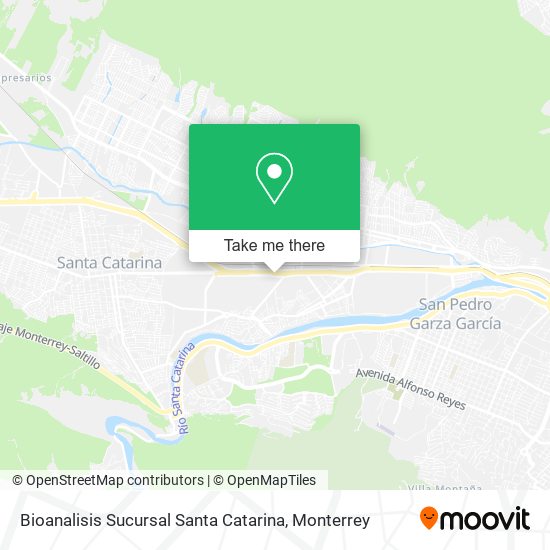 Bioanalisis Sucursal Santa Catarina map