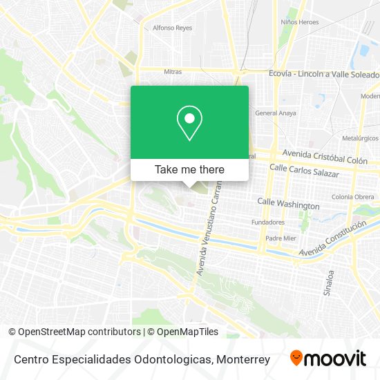 Centro Especialidades Odontologicas map