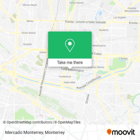 Mapa de Mercado Monterrey