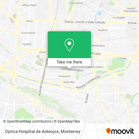 Optica Hospital de Anteojos map